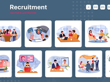Recruitment Illustrations preview picture