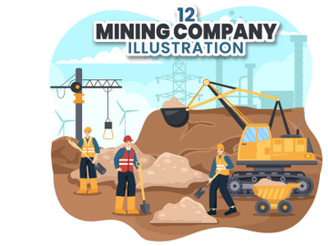 12 Mining Company Illustration preview picture