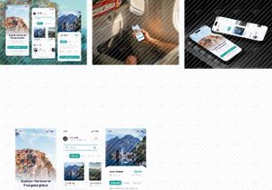 Travel App UI Kit – Modern & Clean Mobile Design