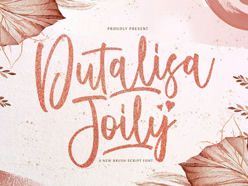 Dutalisa Joily - Handwritten Font preview picture