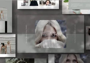Gray Powerpoint Template