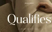 Qualifies - Serif Font