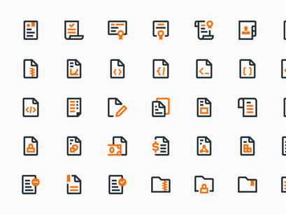Docs, Files and Folders Icons
