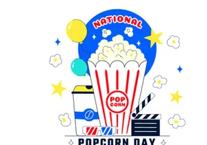 11 National Popcorn Day Illustration