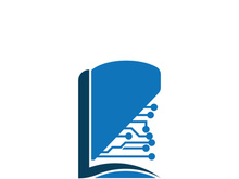 Digital book logo technology vector icon design