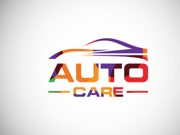 Low poly style logo sign symbol for the automotive company preview picture