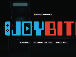 Joybit | Bold Geometric Sans preview picture