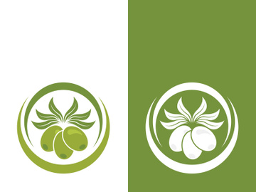 Extra virgin olive oil logo icon design vector illustration preview picture