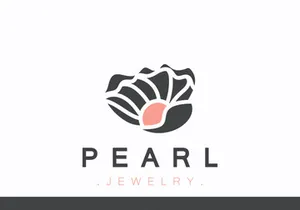 Pearl Shell or jewelry logo elegant and luxury beauty and fashion