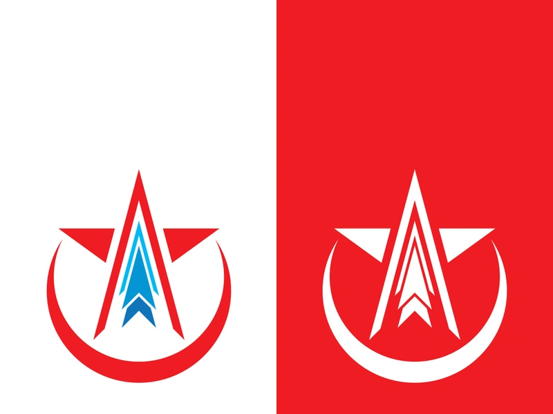 Star icon template vector illustration design