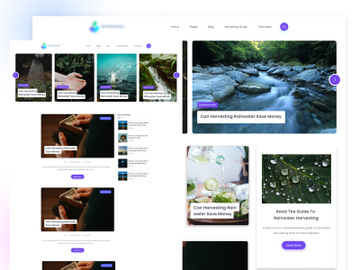 4 Blog Page UI KIT In 1 preview picture
