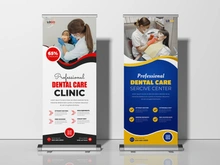 Dental Care Roll Up Standee Banner Ver-2