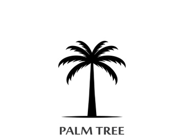 Palm tree summer logo design with creative ideas. preview picture