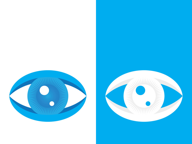 Branding identity corporate eye care vector logo design