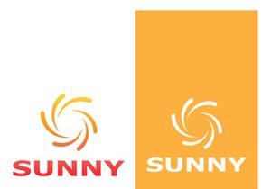 Sun logo design with a modern concept.