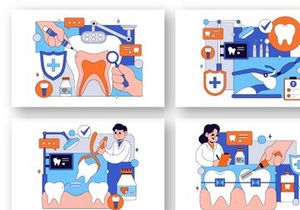 10 Dentist Treatment Illustration