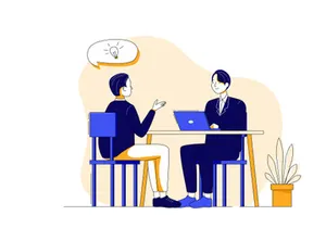 M110_Job Interview Illustrations