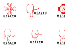 Health Logo Health Care Line Design