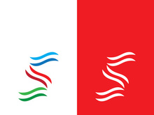 Business corporate S letter logo design vector