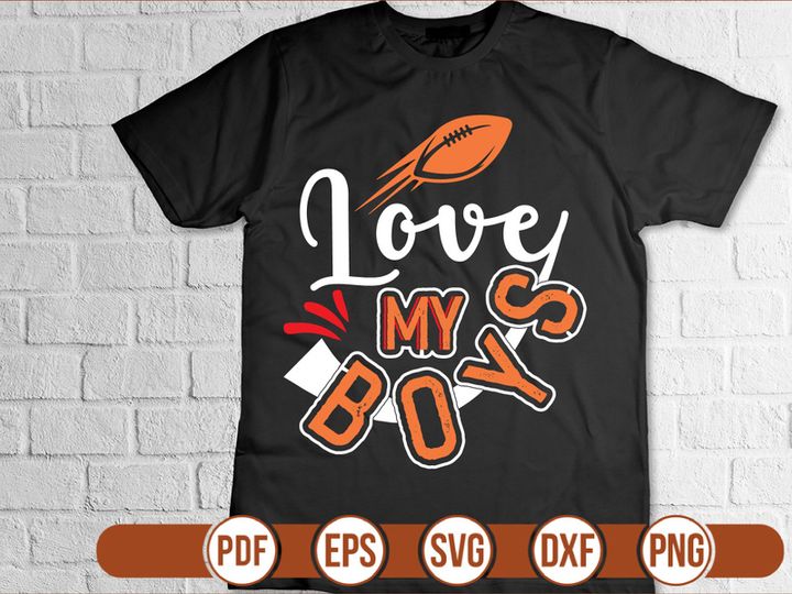 love my boys t shirt Design