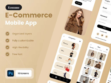 Ecommerce mobile app preview picture