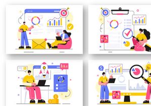 13 Market Research and Analysis Illustration