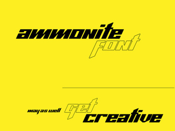 Ammonite Free Font preview picture