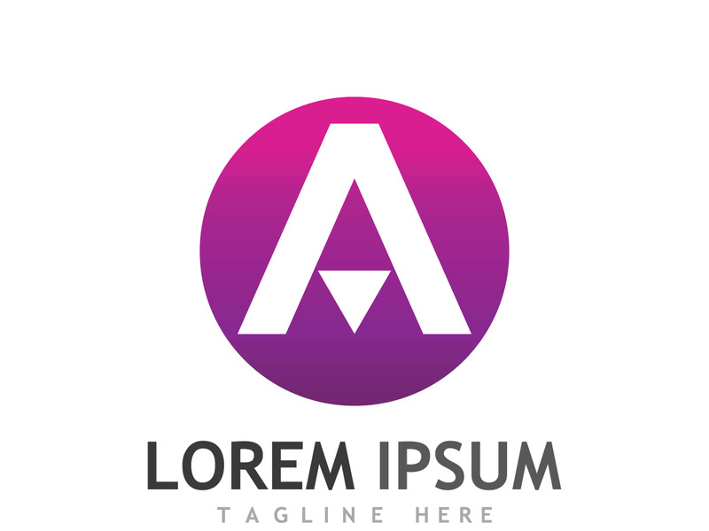 modern and creative initial letter A logo.