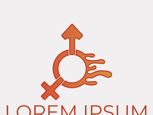Gender logo design