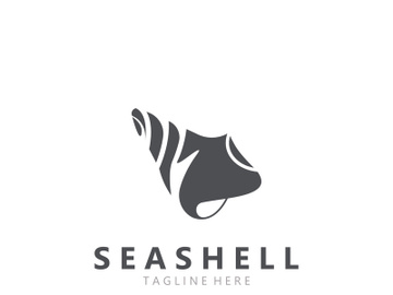 Seashell Logo. Ocean Animals premium quality graphic outline symbols collection preview picture