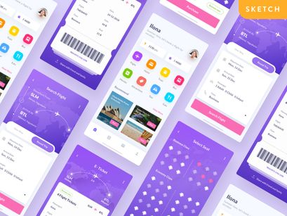 Flight App Freebie