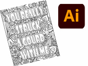 Halloween Coloring Book Page 4