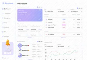 Painel de Gestão Financeira - Plataforma SaaS