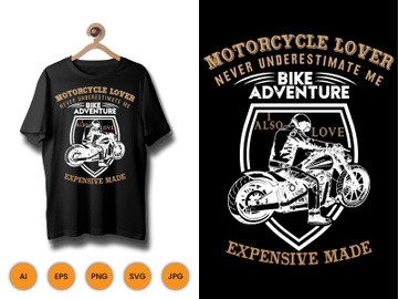 Bike Adventure  Motorcycle Lover T Shirt preview picture