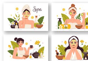 9 Spa Beauty and Health Illustration