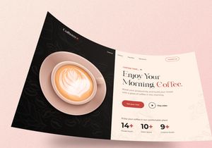 Coffee Shop - Web Header Design
