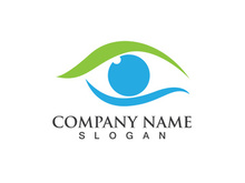 Eye Care vector logo design