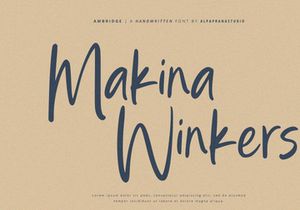 Ambridge - Handwritten Font