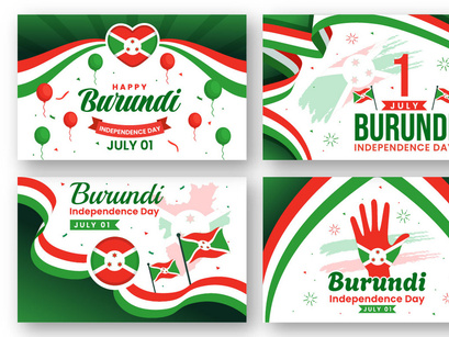 12 Burundi Independence Day Illustration