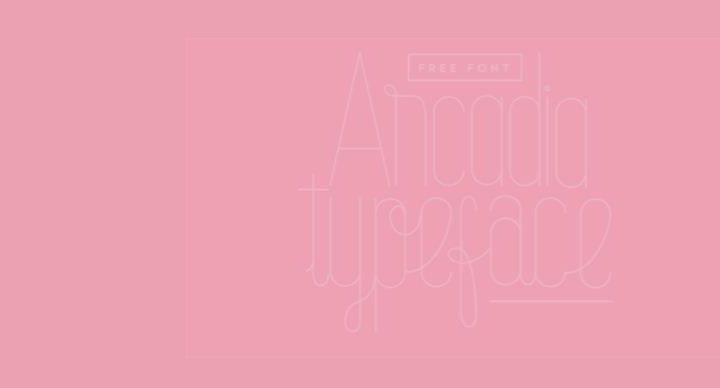 Arcadia Typeface (Free & Editable)
