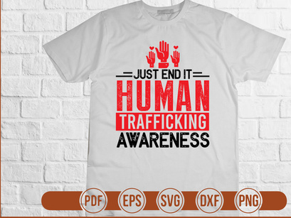 Just End It Human Trafficking Awareness