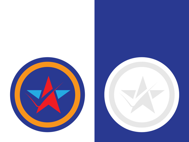 Star icon template vector illustration design