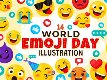 14 World Emoji Day Illustration preview picture
