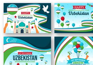 13 Uzbekistan Independence Day Illustration