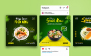 Food Social Media Post Template [PSD]