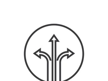 Way vector icon illustration design template
