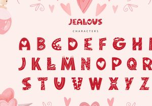 Jealous - Romantic Display Font