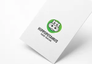 unique hippos - Logo Template