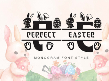 Perfect Easter Monogram preview picture
