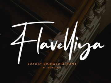 Flavellya - Luxury Signature Font preview picture